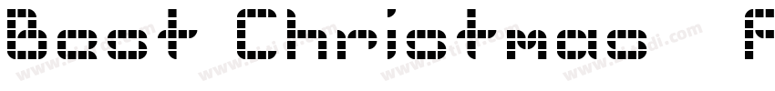 Best Christmas   Per字体转换